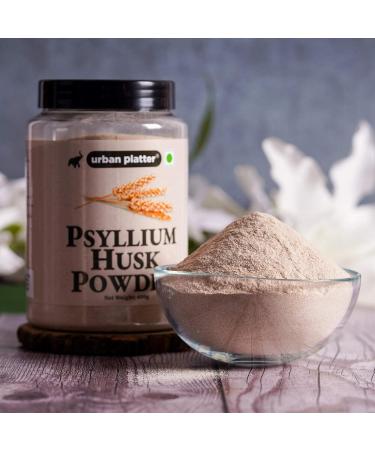 Urban Platter Psyllium Husk Powder (Isabgol Atta) 400g (All Natural High-fiber & Easily Soluble) - Buy Online on GoSupps.com