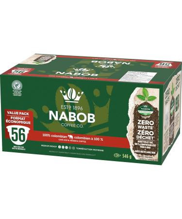 Nabob 100% Colombian Coffee 100% Compostable Pods 546g 100 % Colombian 56 count (Pack of 1) - Buy Online on GoSupps.com