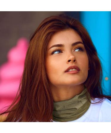 Achilles Hose Scarf | Breathable Multifunctional Face Mask & Neck Scarf | Khaki Green 24x50cm | Sports & Oral Protection - Buy Online on GoSupps.com