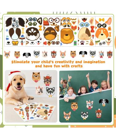 122PC Dog Party Gifts | Birthday Party Accessories for Dogs | Gift Bags DIY Facial Stickers Keychains & Stickers for Kids - Buy Online on GoSupps.com