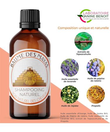 BAUME DES MAYAS - Mayan Shampoo - For Irritated Problematic or Itchy Scalp - 100% Natural Composition - 250 ml - Buy Online on GoSupps.com