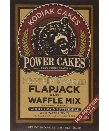 Kodiak Cakes Power Cakes Flapjack and Waffle Mix 20 oz - 2 Pack