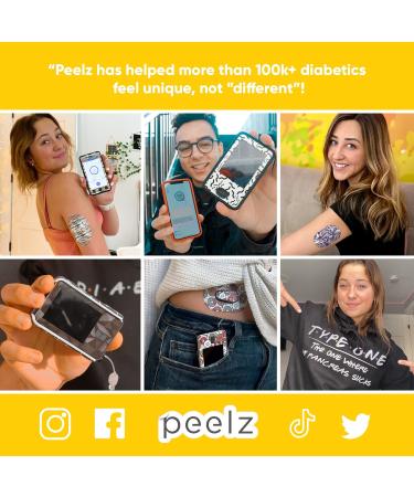 Peelz Dexcom G6 Adhesive Patches 25 Pack - Waterproof CGM Sensor Patches - US-Made for Sensitive Skin - Dexcom Stickers - Beige - Buy Online on GoSupps.com