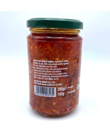 Sanniti Italian Calabrian Chili Peppers - 10oz | Crushed, Spicy, Authentic Flavor - Buy Online on GoSupps.com