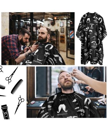 FEBSNOW Professional Hair Cutting Barber Cape - Beard Print & Neck Duster Brush | Best Barber Shop Accessories for Hair Cutting - Buy Online on GoSupps.com