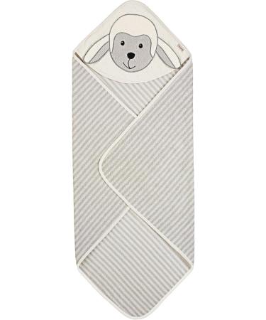 Sterntaler Sheep Stanley Bath Towel - 80x80cm Grey for Infants 0 Months | Premium Quality International Shipping - Buy Online on GoSupps.com