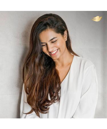 Dove Hair Therapy Lasting Length For Detangling & Smoothing Split Ends Shampoo Strengthening Shampoo for Damaged Hair with Rice Protein 400 ml - Buy Online on GoSupps.com