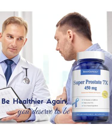 BoostCeuticals Saw Palmetto for Men - Super Prostate Supplement with 7X Ingredients - Vegan & Non-GMO - 90 Vegan Capsules - Buy Online on GoSupps.com