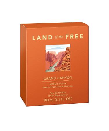 Land of the Free Grand Canyon Eau de Toilette Spray 3.3 FL OZ Pack of 1 - Buy Online on GoSupps.com