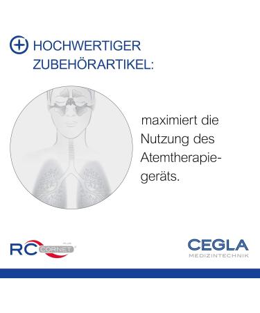 Buy CEGLA RC-Cornet Plus Hose Set - Medical Silicone Spare Parts for Airway Disease Relief - International Shipping Available - Buy Online on GoSupps.com
