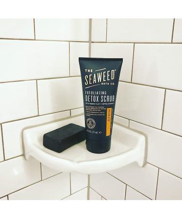 Seaweed Bath Co. Detox Exfoliating Body Scrub - Refreshing Orange & Eucalyptus, Vegan & Paraben Free, 6 oz - Buy Online on GoSupps.com