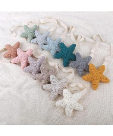 Fuzyxih Cute Star-Shaped Pacifier Holder - Durable Hanging Decorations with Carrying Band for Babies | 13 cm/5 inches | International Shipping - Buy Online on GoSupps.com