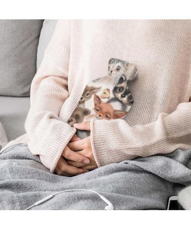 Cute Animals Hot Water Bottle with Plush Cover - Hand Warmer for Adults & Kids | 26.5x15.3cm - Buy Online on GoSupps.com