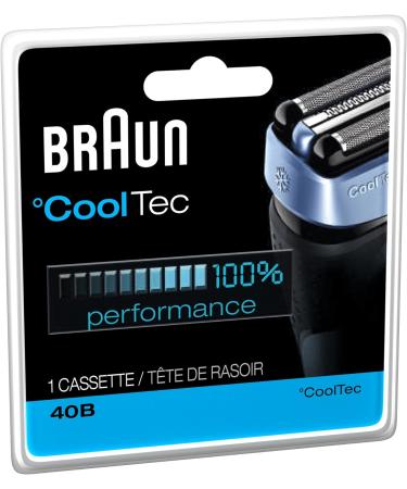 Braun 40B Replacement Blade Head for CoolTec Shavers - Genuine Parts for Ultimate Performance - Buy Online on GoSupps.com