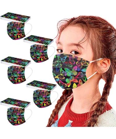 10/50 Pcs Children's Disposable Mask Cartoon Cartoon Print Mouth Scarf With Melt Blown Face_Mask Kids Mouth Nose Protection 50pcs-b Kids - Buy Online on GoSupps.com