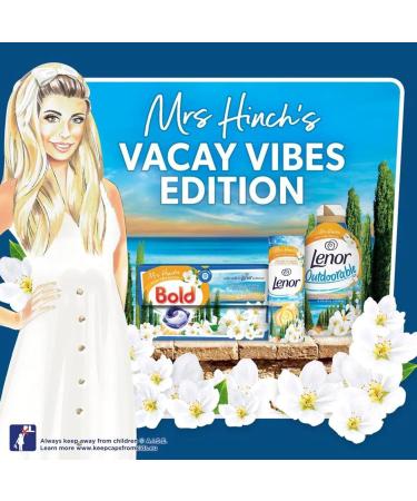 Lenor In-Wash Scent Booster Orange Blossom & Coastal Cypress 176g Crisp notes of Coastal Cypress and Orange Blossom transport you to the Mediterranean coast Mrs Hinch's Vacay Vibes Collection 2pack - Buy Online on GoSupps.com