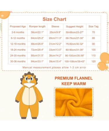 COOKY.D Unisex Hedgehog Winter Hooded Romper Jumpsuit - 6-12 Months - Buy Online on GoSupps.com