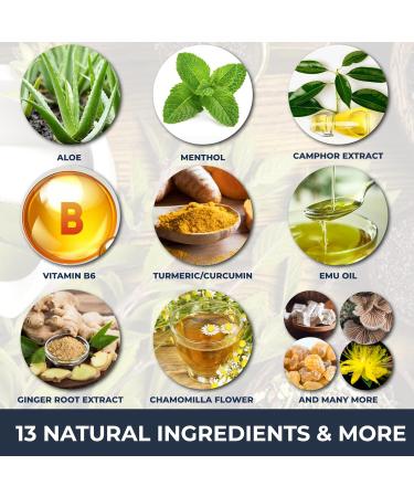 Buy Premium Pain Relief Cream - Natural Arnica & Calendula Ointment for Neck Back Carpal Tunnel & Knee Arthritis Pain Relief - Buy Online on GoSupps.com