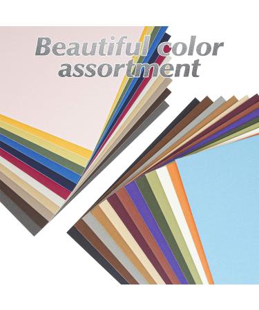 Pack of 25 8x10 Multicolor Uncut Mat Boards for Photos Frames - Acid-Free White-Core by Golden State Art - Buy Online on GoSupps.com