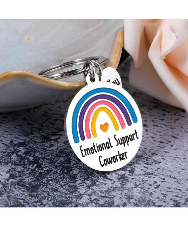 AMBREGRISSUN Coworker Keychain - Appreciation and Emotional Support Gift for Women | Perfect for Retirement, Farewell, Birthday, Christmas, Valentine's Day - Buy Online on GoSupps.com