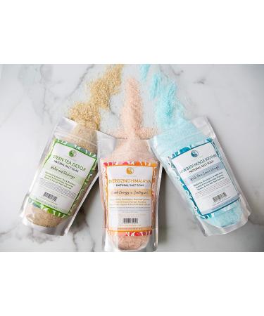 Green Tea Detox Infusion Bath Sea Salt Mix - Rejuvenating Antioxidant for Body and Spirit - Buy Online on GoSupps.com