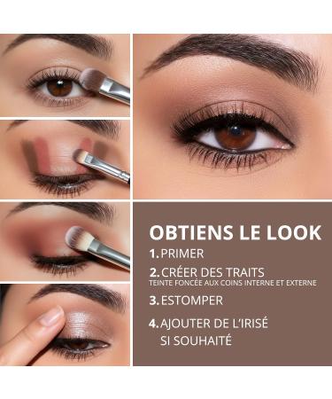 Fard a Paupiere Palette Maquillage Yeux - Nude 12 Couleurs Shimmer Mat Ultra Pigment Ombre a Paupiere - V g talienne & Sans Cruaut 2 Nude Warm - Buy Online on GoSupps.com