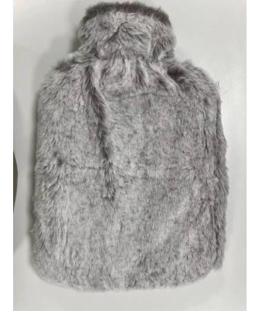 BOLEi 2L Hot Water Bottle with Luxury Faux Fur Cover - Leakproof & Large | Ideal for Pain Relief & Warmth | Brown - Buy Online on GoSupps.com