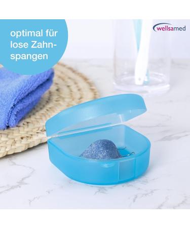 Wellsamed KFO Splint Box Standard - Blue | Ideal for Storing Braces Dentures & Dental Splints | International Shipping Available - Buy Online on GoSupps.com