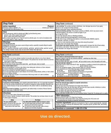 HealthCareAisle Diclofenac Gel Twin Pack - 1% 200g (2 x 100g) Arthritis Pain Reliever - Buy Online on GoSupps.com
