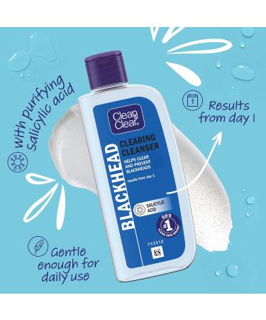 Clean & Clear Blackhead Clearing Oil-Free Cleanser 200ml CLNCLR02 200 ml (Pack of 1) - Buy Online on GoSupps.com
