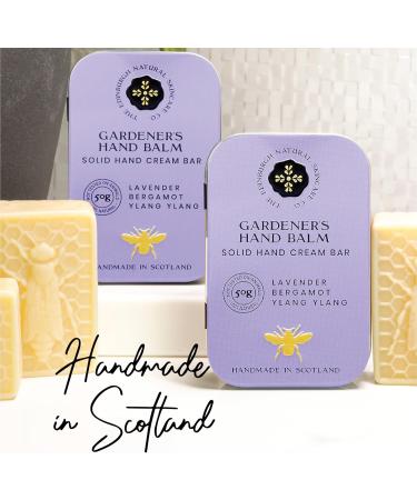 Moisturising Solid Hand Cream Bars | For Dry & Sensitive Hands Gardeners Scent | Natural Hand Cream | Luxury Gift | Cruelty Free | Edinburgh Skincare Company - Buy Online on GoSupps.com