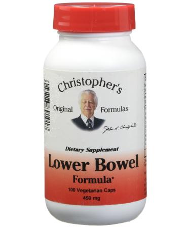 Christopher's Original Formulas Lower Bowel Formula 450 mg 100 Vegetarian Caps - Buy Online on GoSupps.com