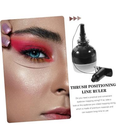 NOLITOY 2pcs string M Eyebrow Makeup Positioning Black Eye Ruler Linem Drawing Pre- Brow Mapping Women - Buy Online on GoSupps.com