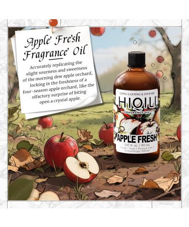 HIQILI 100ML Clary Sage Essential Oil & 150ML Apple Fresh Fragrance Oil for DIY Diffuser - Buy Online on GoSupps.com