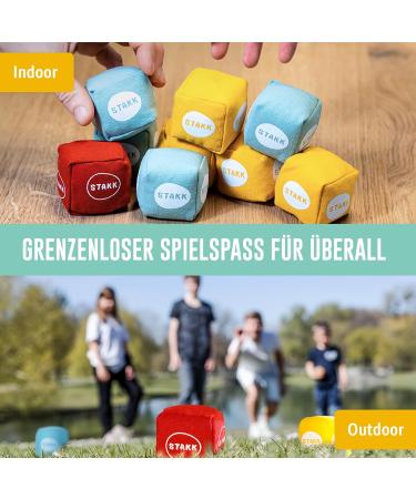 Softstakk: The Ultimate Outdoor Game for Family Fun | Boccia & Boule Redefined | Perfect for Garden Park & Beach | Skill & Strategy Game for All Ages - Buy Online on GoSupps.com