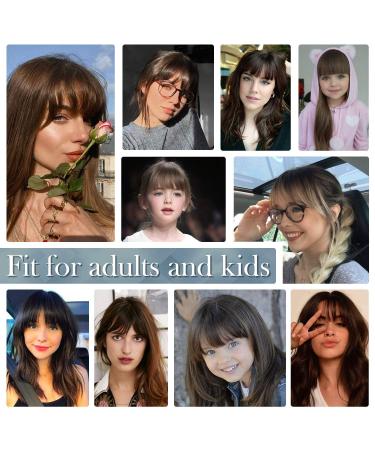 BARSDAR Clip in Bangs 100% Human Hair Extensions - French Dark Golden Blonde Bangs for Women - Buy Online on GoSupps.com