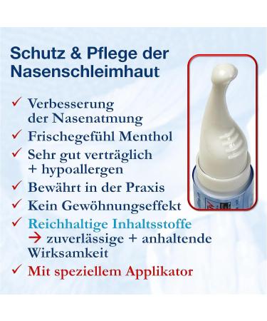 DLINE NASANFIT Nasal Cream 10ml - Moisturizing Ointment with Sea Salt & Menthol | Nasal Care for Dry Nose & Inflammation | International Shipping Available - Buy Online on GoSupps.com