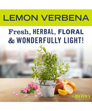 Mrs. Meyer's Kitchen Essentials Set - Lemon Verbena | Hand Soap, Dish Soap, All Purpose Cleaner - 3 Count Pack - Buy Online on GoSupps.com