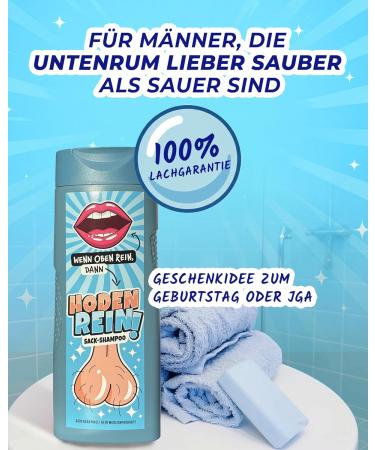 Deggelbam Company testicles in when in the top funny mens shampoo funny gift for men bachelor party birthday mens care with humor fun shower gel & banter item for real guys - Buy Online on GoSupps.com