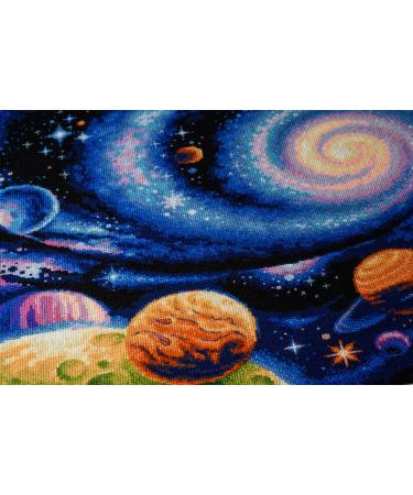 RIOLIS Other Worlds Cross Stitch Kit 15.75x15.75 - 14 Count - Buy Online on GoSupps.com