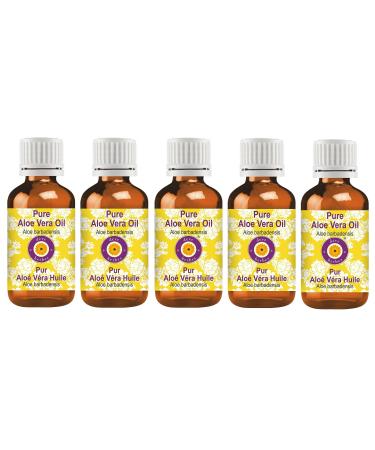 d ve herbes Pure Aloe Vera Oil (Aloe barbadensis) (Pack of five) 100ml X 5 (16.9 oz) 3.38 Fl Oz (Pack of 5)