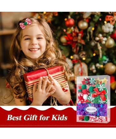10 Piece Christmas Hair Clips for Girls | Sweet Holiday Hair Accessories for Babies Children & Women - Buy Online on GoSupps.com