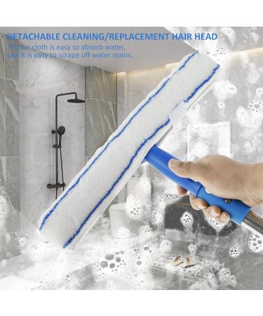UYEXM Window Squeegee Cleaner Professional Window Cleaning Tool Kit Squeegee and Scrubber with 53inch Stainless Steel Pole Removable Glass Cleaning Tools for Car Home Window - Buy Online on GoSupps.com