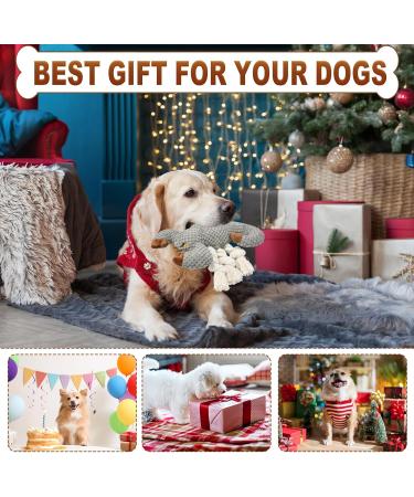 Rosaui Insmerting Plush Dog Toys | Durable Bite-Proof & Safe for Large Dogs - Teeth Cleaning & Anxiety Relief - Buy Online on GoSupps.com