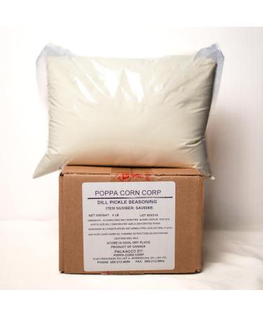 Dill Pickle Popcorn Seasoning Huge 4 lb (1.8 kg) Resealable Bag 4 lb (1.8 kg) Bag