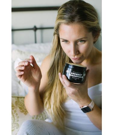 Coconut Essentials Moisturizing Body Butter - 8 oz - Coconut Oil, Vitamin E, Shea, Peppermint, Almond, Cocoa & Sunflower for Glowing Skin - Buy Online on GoSupps.com