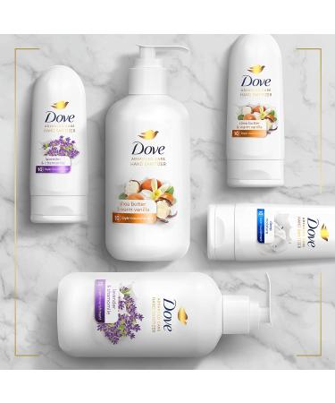 Dove Advanced Care Hand Sanitizer 8 oz Pack of 4 Shea Butter & Warm Vanilla | 99.99% Effective Against Germs | Soft, Smooth Skin - Buy Online on GoSupps.com