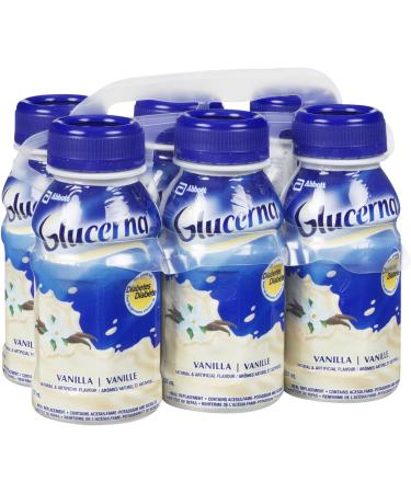 Glucerna Nutritional Drink Meal Replacement Shakes Complete Balanced Nutrition For People With Diabetes Vanilla 6 x 237-mL Bottles Vanilla 237 ml (Pack of 6) - Buy Online on GoSupps.com