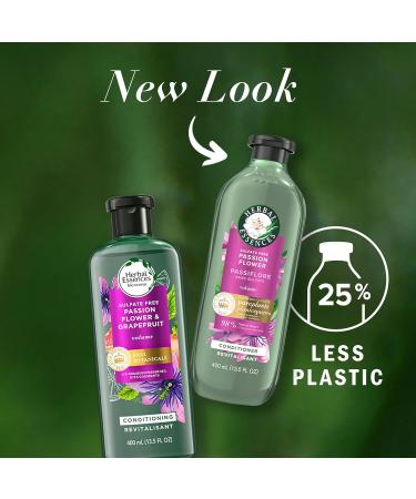 Herbal Essences Pure Plants Passion Flower Sulfate Free Conditioner Volumizing with Certified Camellia Oil and Aloe Vera For All Hair Types Especially Fine Hair 400 mL - Buy Online on GoSupps.com