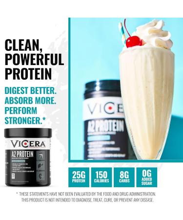 A2 Protein Powder Vanilla Creme 25 G Protein per Serving Organic A2/A2 Whey Casein Blend with Probiotics and Celtic Sea Salt Gluten Free Workout Supplement Non GMO 20 Servings 27.4 Oz Vanilla 1.71 Pound (Pack of 1) - Buy Online on GoSupps.com